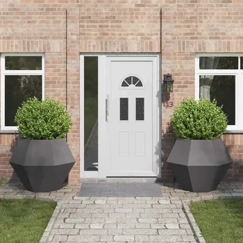 Truhlík Truhlík 2 pcs Černá 100 x 100 x 80 cm Ocel