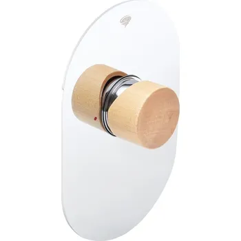 Vodovodní baterie Sprchová baterie SAT Fusion včetně podomítkového tělesa dřevo SATBSFU210DS