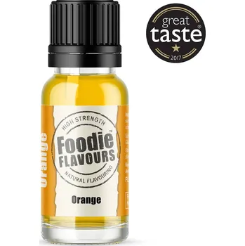 Přisada na vaření a pečení Foodie Flavours Přírodní koncentrované aroma 15ml pomeranč | Skvělé pro Váš domácí dort