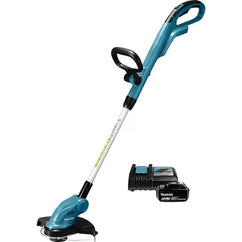 Makita DUR181Z aku vyžínač + baterie BL1850B 18V/5,0Ah + rychlonabíječka DC18RC