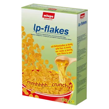 Milupa Flakes s medem nízkobílkovinné PKU, 375 g
