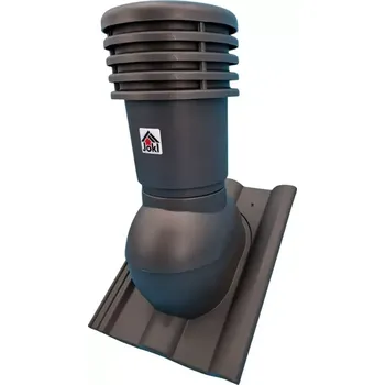 VENTEOR - Větrací střešní komínek průměr 150 mm pro KM Beta, Bramac Classic, Betonpres, Besk, antracit