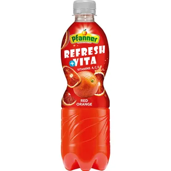 Limonáda Pfanner Červený pomeranč 10% 0,5L cena za kartonové balení (Kartonové balení : 12 ks)