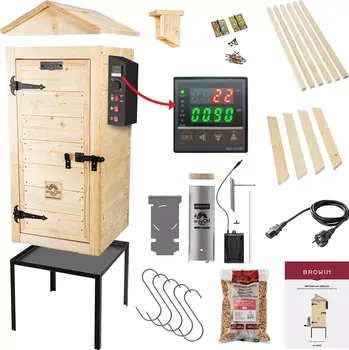 Udírna BROWIN Dřevěná elektrická udírna 100x50x50cm 330339