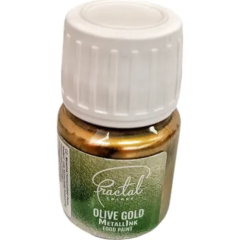 Potravinářské barvivo Metalická barva Fractal 30g (více variant) Barva: Olive gold