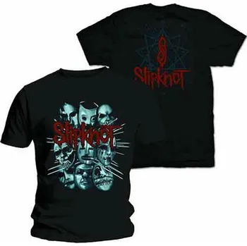 Pánské tričko Slipknot tričko, Masks 2, pánské S