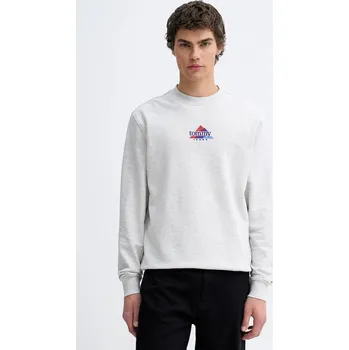 Pánská mikina Bavlněná mikina Tommy Jeans DM0DM22418 šedá 09X, vel. XXL