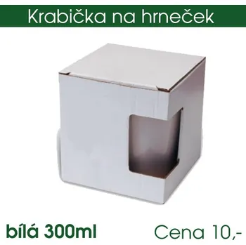 Krabička na hrneček bílá