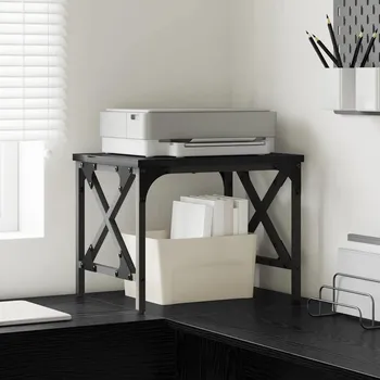 Příborník do zásuvky Stojan na tiskárnu Černý dub 40 x 30 x 31 cm kompozitní dřevo