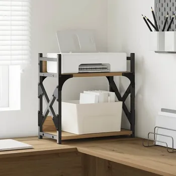 Příborník do zásuvky Stojan na tiskárnu Artisanový dub 40 x 20 x 40 cm