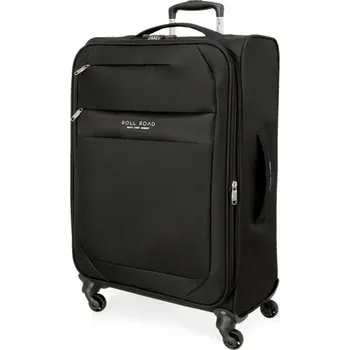 JOUMMA BAGS Textilní cestovní kufr ROLL ROAD ROYCE Black / Černý, 76x48x29, 93L, 5019321 (large)