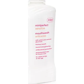 Ústní voda Ziaja Sensitive Mouthwash - Ústní voda proti zubnímu kazu 500 ml