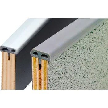 Příslušenství ke karavanu Ochranný ukončovací profil odpružený varianta Stříbrná, 5 metrů