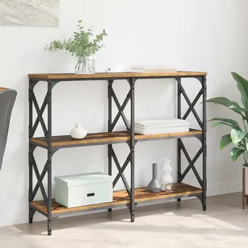 Konferenční stolek Konzolový stolek Staré dřevo 100 x 28 x 80,5 cm