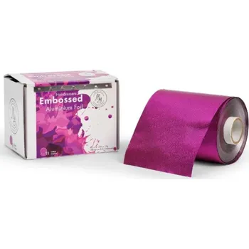 Alobalová fólie Ostatní výrobci Bratt embosovaný alobal v roli 12 cm x 100m Ultra violet