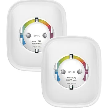 Elektrická zásuvka Inteligentní zásuvka Gosund SP1-HE WiFi, 2 ks (HomeKit) (dvojbalení) 16A