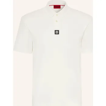 Pánská košile Hugo Pánská Žerzejová Polokošile Deabono, bílá, XL