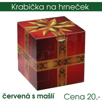 Krabička červená s mašlí