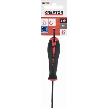Šroubovák Šroubovák plochý SL 2,5 x 50 HIGH QUALITY Kreator KRTH20301