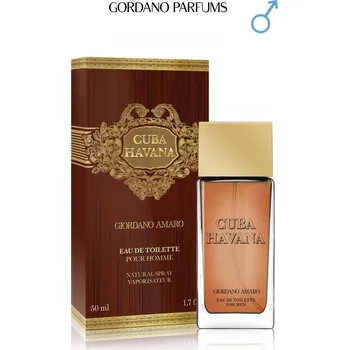 Pánský parfém Gordano parfums Cuba Havana Objem: 50 ml Inspirováno vůní: Cuba Gold
