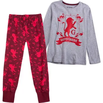 Dívčí pyžamo HARRY POTTER GRYFFINDOR červené Velikost: 146-152