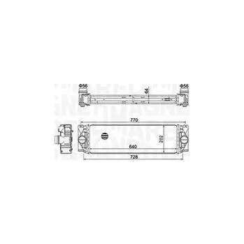 Chladič motoru Chladič turba MAGNETI MARELLI 351319205050
