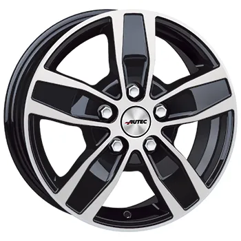 Alu kolo Alu kola AUTEC QUANTRO, 16x6.5 5x130 ET66, černá lesklá + leštění (zátěžová)