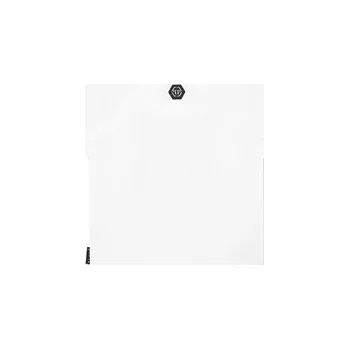 Pánské tričko PHILIPP PLEIN T-Shirt 19975 Bílá Regular Fit 4