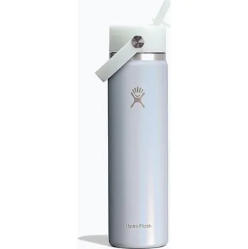 Termoska Termo láhev Hydro Flask Wide Mouth with Flex Straw Cap 710 ml glimmer blue