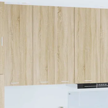 Policová skříň Závěsná skříňka s úložištěm Riga Sonoma dub 60 x 31 x 100 cm