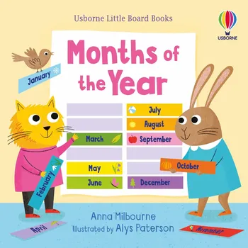 Leporelo Little Board Books Months of the Year