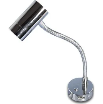 Příslušenství ke karavanu Flexibilní čtecí lampička Frilight Minitube D4 barva Chromovaný povrch