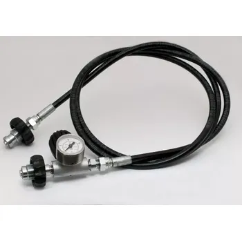 Zahradní hadice Metalsub Přepouštěcí hadice DIN 200/300 s manometrem -1 metr