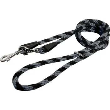 Vodítko pro psa BAFPET Lanové přepínací vodítko SPIRÁLA 14mm - Šedá