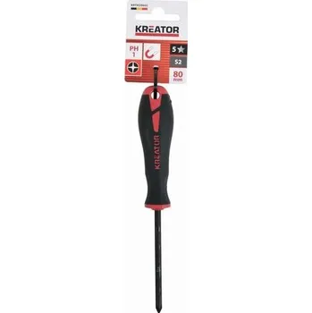 Šroubovák Šroubovák PH1 80mm - HIGH QUALITY Kreator KRTH20602