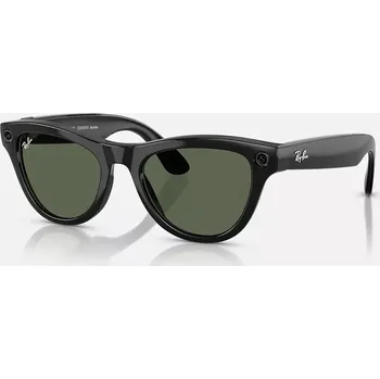 VR brýle Ray-Ban Meta Skyler - Shiny Black Frame, G-15 Green Lenses (L)