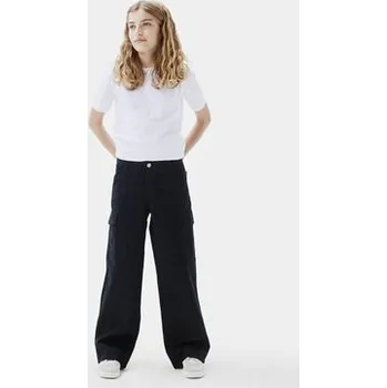 Dámské kalhoty NAME IT Kalhoty z materiálu 13220718 Černá Wide Leg 134
