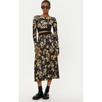 Dámská halenka Versace Jeans Couture Halenka 78HAH218 Černá Slim Fit 38