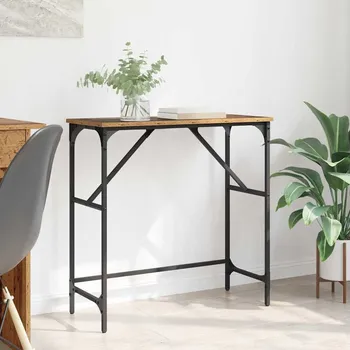 Konferenční stolek Konzolový stolek Staré dřevo 75 x 32 x 75 cm kompozitní dřevo