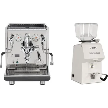 Kávovar ECM Synchronika II + Ascaso H64, white