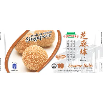 Chinatown Sezamové koule, arašídy 228g