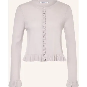 Dámský svetr Mrs & Hugs Dámský Pletený Kardigan S Kašmírem, černošedá, 38