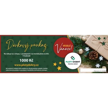 Dárkový potravinový koš Dárkový poukaz v hodnotě 1000 Kč