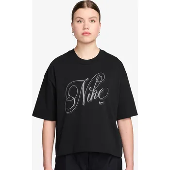 Dámská móda Nike W NSW SS TEE BOXY SCRIPT XL
