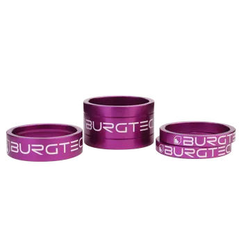 Představec na kolo Burgtec Podložky pod představec purple