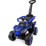 Mamido Speed MT280 Dětské elektrické odrážedlo, autíčko 3 v 1 s vodící tyčí modré