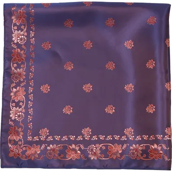 Šátek HEDVA ČESKÝ BROKÁT Šátek Ondrin VSh 76x76 NOCENKA modrá