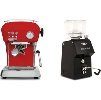 Kávovar Ascaso Dream ONE, Love Red + Ascaso H64, black