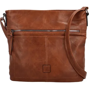 Kabelka Trendy dámská koženková crossbody kabelka Tomila, hnědá