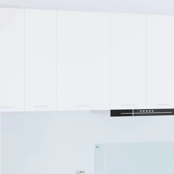 Policová skříň Závěsná skříňka Riga Bílá 50 x 31 x 80 cm kompozitní dřevo